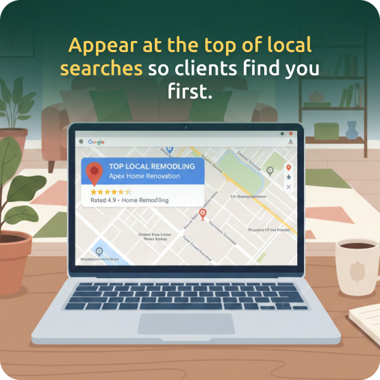 Boost local visibility for home remodeling services through GMB optimization