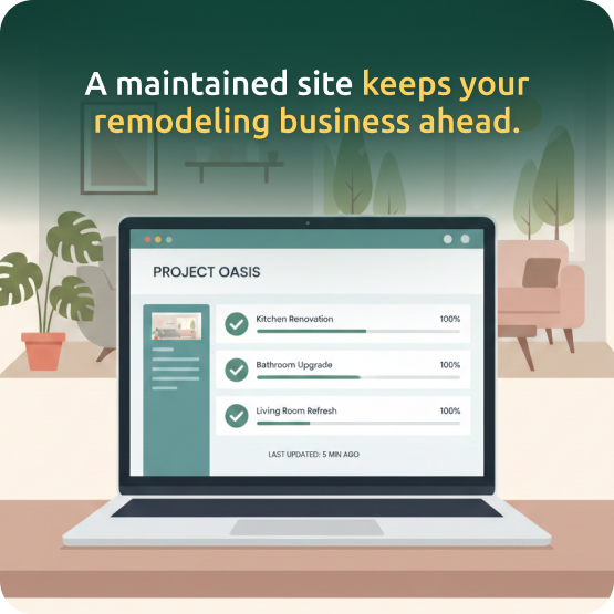 Technical support for remodeling business websites keeping sites running smoothly