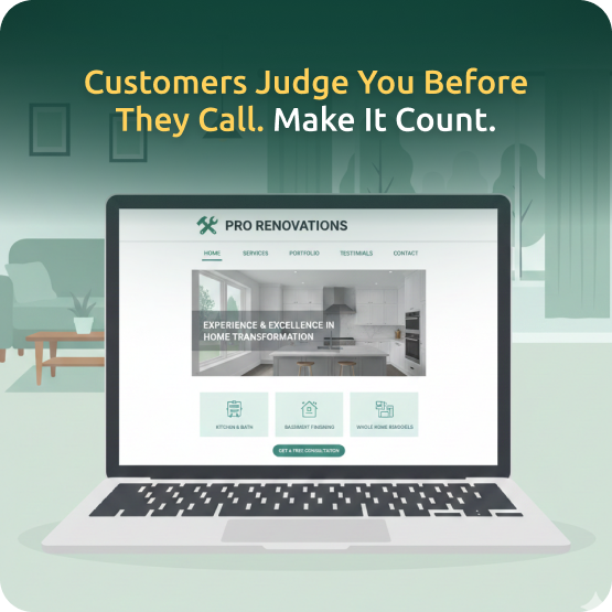 Web development for remodeling businesses focused on lead generation