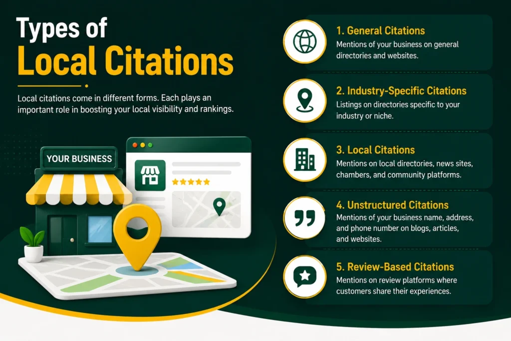 Types of Local Citations