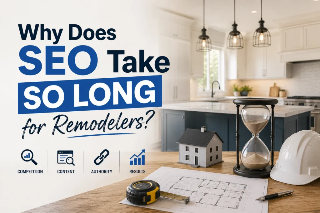 Why Does SEO Take So Long for Remodelers?